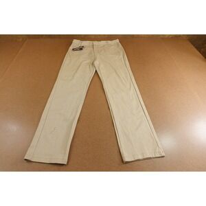 Authentic School Uniform Boys Size 20 Khaki Stretch Straight Leg Pants NWT